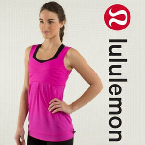 Lululemon Run: Tame Me Tank Barbie Pink Size 6